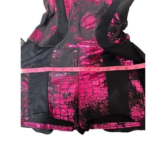 Kelle Hi-Low Dance Costume Biketard Leotard Size Teen Crackle Taylor Swift - Picture 8 of 11